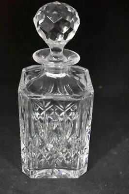 Buy Whiskey Decanter Cut-Glass Design Height 9.5  • 4.99£