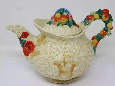 Buy Clarice Cliff For Newport Pottery Teapot In The Harvest Pattern Art Deco C.1930s • 55.99£