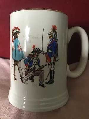 Buy Lord Nelson Pottery Tankard Of Military Interest Depicting French Guard Soldiers • 16£