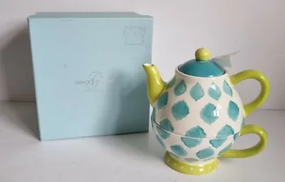 Buy Grace's Teaware Tea Set For One - Teapot & Cup Set • 19.99£