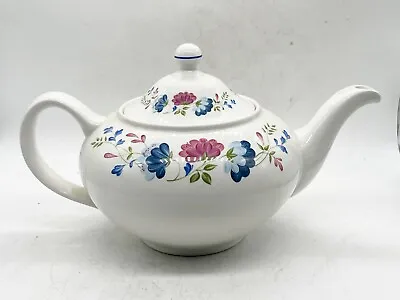 Buy Vintage Bhs Priory Tableware Wood & Sons Floral Tea Pot Teapot • 18.99£