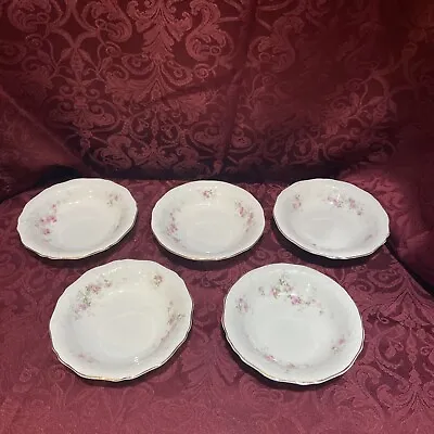 Buy Set A Five Antique John Maddock And Sons Royal Vitreous Porcelain Berry Bowls • 17.95£