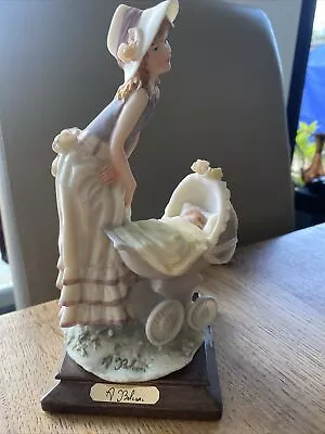 Buy Signed Vintage Capodimonte Auto Belcari Young Mother And Baby • 20£