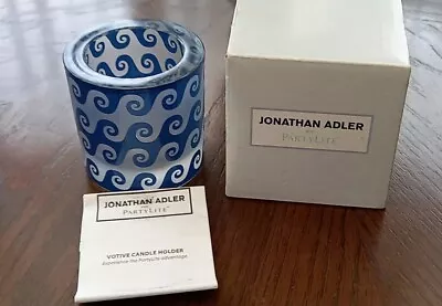 Buy Beautiful Jonathan Adler Partylite Glass Candle Holder New • 14.99£