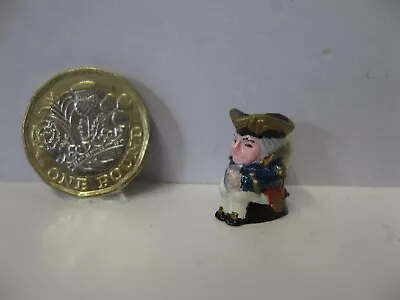 Buy Dolls House 1/12 Hand Painted Metal Toby Jug Of Lord Nelson (1 Arm) • 5.95£
