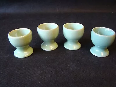 Buy 4 X Denby Stoneware Manor Green Egg Cups • 14£