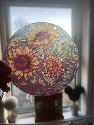 Buy Sun Flowers Stain Glass Effect Sun Catcher, Gift Ideas, Sun Catcher • 5£