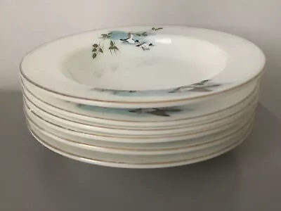 Buy Vintage JAJ Pyrex 6 X Plate Bowls Set, Wild Fowl Bird Design, White Glassware • 8.93£