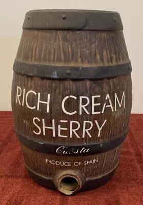Buy Moira Pottery Rich Cream Sherry Cask (Display Only Due To Damage) 10.5” Tall  • 5£
