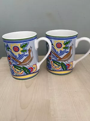 Buy Poole Pottery Songbird Mugs Set Of 2 • 22£
