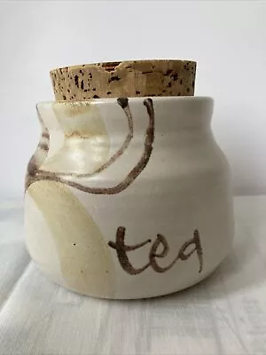 Buy Barbara Davidson  Dawn Design  Larbert Pottery Scotland - Tea Caddy Storage Jar  • 9£