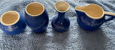 Buy Blue White Pottery Items X 4  Devon Blueware Assorted Places BD90 • 18£