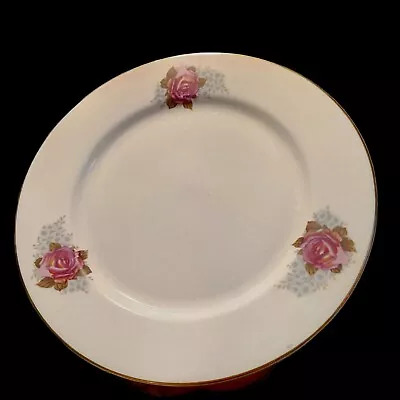 Buy Vintage Plates C. Art HK Pink Rose Pattern 10  Dinner Plates China  . Set Of 4  • 27.85£