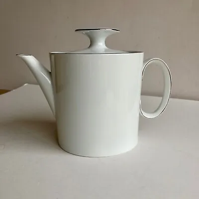 Buy Thomas Germany White China Tea Pot With Thin Gold Line, Lightly Used And VGC • 12.99£