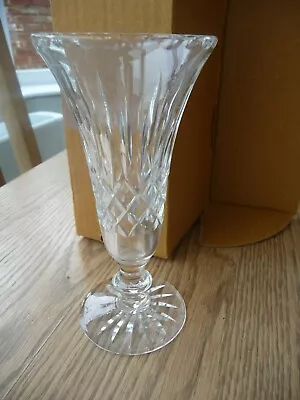 Buy Edinburgh Crystal Glass Clear Trumpet Vase 6” • 4.99£