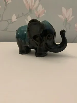 Buy Canada Lava Blue Mountain Pottery Elephant Display Ornament • 8£