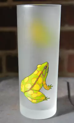 Buy Stunning Designer Dartington Designs Frog Glass Drinking Frosted High Tumbler 7  • 5£