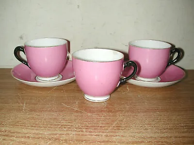 Buy Vintage Tuscan China Pink With Gold Trim Tea Cup And Saucer Set Made In England • 10.43£