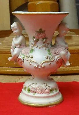 Buy Franklin Mint 1989 Porcelain Vase Titled  Cherubs Of Love  • 3£