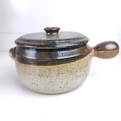 Buy Drymen Scottish Studio Pottery Lidded Stoneware Pot - Vintage • 35£
