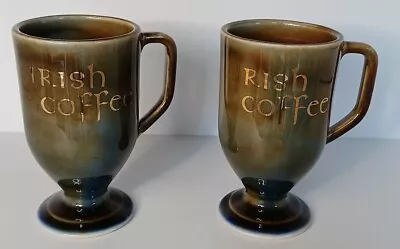 Buy Vintage Wade Irish Coffee Pedestal Mugs Irish Porcelain 8oz  • 18.88£