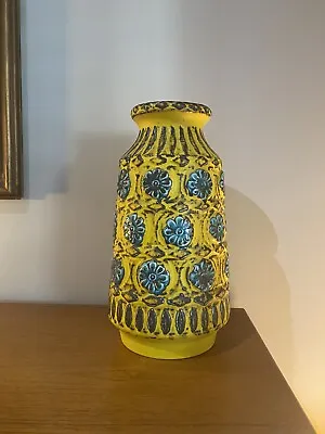 Buy XXL Vintage Fat Lava West German Floor Vase Bay Ceramic Keramik Bodo Mans • 150£