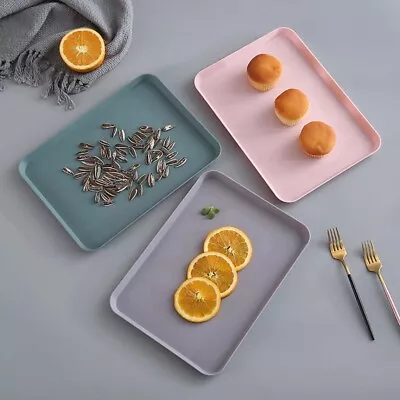Buy Kitchen Supplies Fruit Dinnerware Serving Tray Dessert Plates Tableware • 6.48£