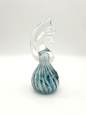 Buy Maltese Phoenician Glass Seahorse Paperweight With Signature Green/white Vintage • 10.75£