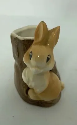 Buy Vintage Hornsea Pottery Fauna Hoppy Rabbit Miniature Spill Vase/Match Holder • 8.99£