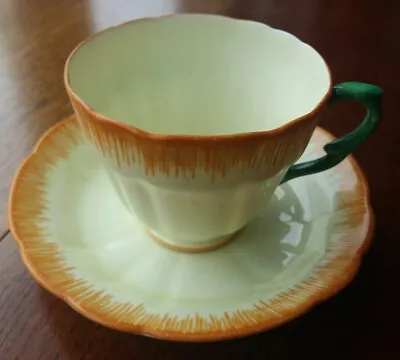 Buy Crown Staffordshire Sylvan Pattern Cup & Saucer (30s/40s?)  • 8.99£