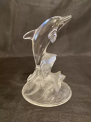Buy Vintage Cristal D'Arques France Crystal Glass Dolphin Figure Figurine Ornament • 13.99£