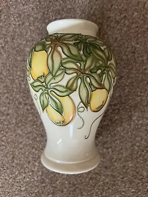 Buy Moorcroft Vase,with Flowers,16 Cm High,in Good Condition,sign And Dated. • 140£