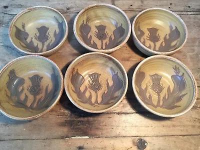 Buy Very Rare ' Richmond Ceramics' Thistle Scottish Studio Pottery - Earthenware • 32£