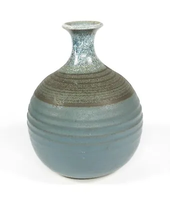 Buy Vintage Secret Garden Walsingham Norfolk Studio Pottery Ridged Vase Stamped • 22£