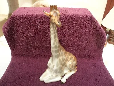Buy Vintage USSR Lomonosov Porcelain Giraffe Resting Figurine, Excellent Condition. • 84.99£