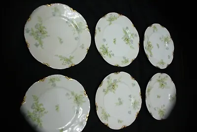 Buy Antique Haviland Limoges Salad Plates (6) Made For Van Heusen Charles Co. • 42.27£