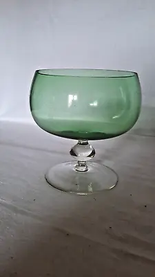 Buy Green Glass.... Pedestal.... Dish / Fruit Bowl • 6.50£