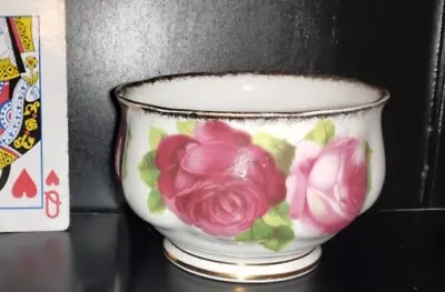 Buy  Royal Albert Old English Rose  Bone China Open Sugar Bowl . Vintage 1950's  • 4.39£