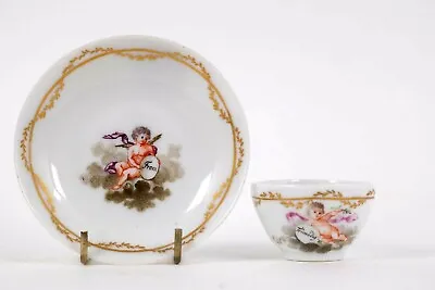 Buy Copenhagen Porcelain Miniature Cup And Saucer Circa 1800 • 250£