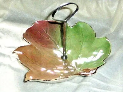 Buy Gorgeous Vintage Royal Winton Lustre Leaf Ware Cake Stand, 1950's • 15£