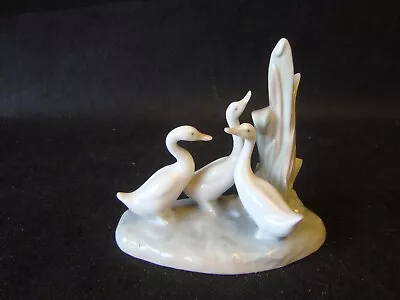Buy Beautiful Nao By Lladro Three Geese Figurine • 12£