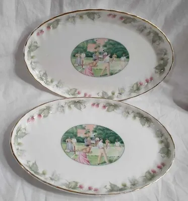Buy 1x Royal Doulton, Minton, The Wimbledon Collection,  On The Lawn  Oval Plate • 7.99£