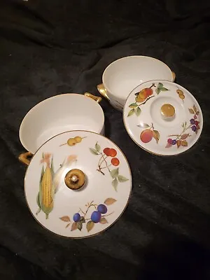 Buy Royal Worcester Oven To Tableware X2 Casserole Dishes Strawberry Fair • 10.99£