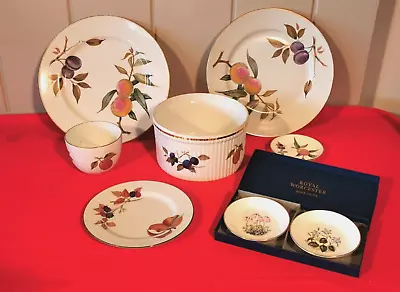 Buy Royal Worcester Fine Bone China Selection / Collection Inc. Soufflé Dish Plates • 15£