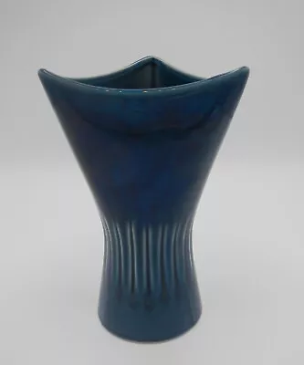 Buy Vintage Royal Blue Dartmouth Vase 256  Tricorn Futuristic Design Small/ Medium • 15£