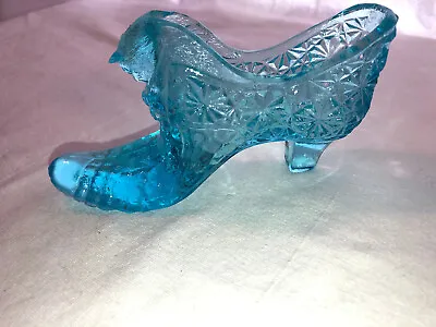 Buy Blue Glass Shoe With Cat Mint • 14.17£