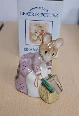 Buy Royal Albert Beatrix Potter Hunca Munca Sweeping Mouse - Boxed • 6.95£