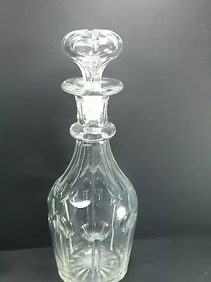 Buy Beautiful Antique Victorian Cut Glass Decanter 11 3/4  • 35£
