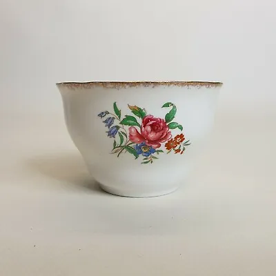 Buy Colclough Bone China Sugar Bowl - Pink Roses And Floral Pattern, Gilt Edge • 12.99£