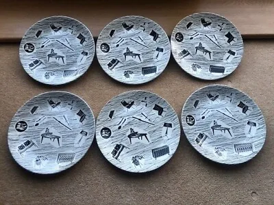 Buy Ridgway Homemaker Pottery Set Of 6 Dinner Plates Excellent Condition • 85£